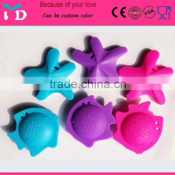 2015 Latest BPA Free Food Grade Soft Silicone Koala Teether/ Silicone Baby Teether photo-4