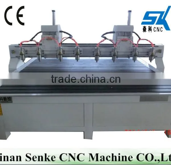 New Year Promotion Price Cutting Machine Two-to-eight Head Woodworking Wood Cnc Router Machine photo-2