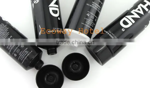 Black Plastic Shampoo Bottles for Hotels Big Empty Bathroom Cosmetic Bottles photo-2