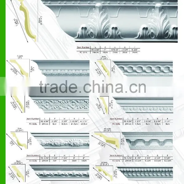 2015 High Quality Good Price Beautiful New Modern Luxury Polyurethane Molding photo-2