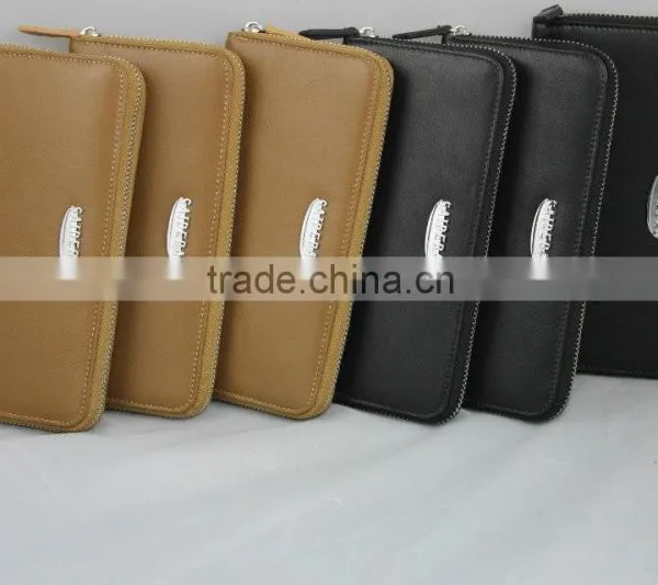 High Quality New Fashion Promition Genuine Leather Men's Wallet With Customized Logo photo-2