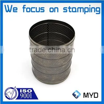 High Precision Welded Mesh Plate Cylinder Perforated Stainless Steel Part photo-6