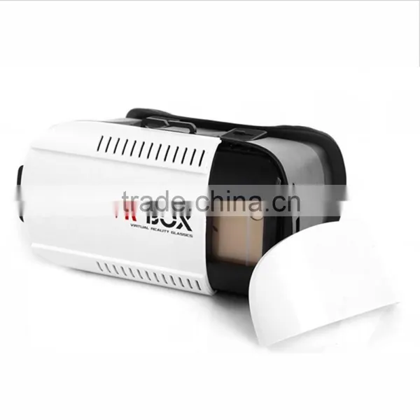 Customized Brand Plastic VR Headset VR Box With Headstrap 3d Glasses photo-3