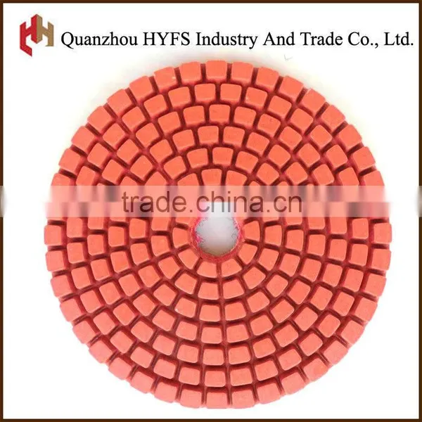 80,100,125mm Wet Polishing Pads for Concrete, Granite, Marble With Anger Grinder photo-2