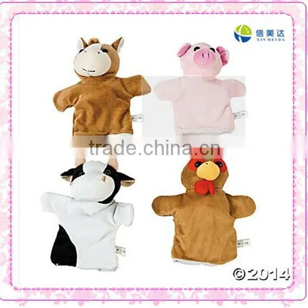 Plush Farm Hand Puppet Assortment Meet EN71 ASTM Standard