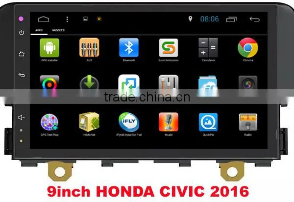 Android DOUBLE DIN Car DVD Radio Stereo Audio Online Gps PC for HONDA CIVIC 2012 With Wifi,bluetooth,16g Inand IGO MAP photo-4