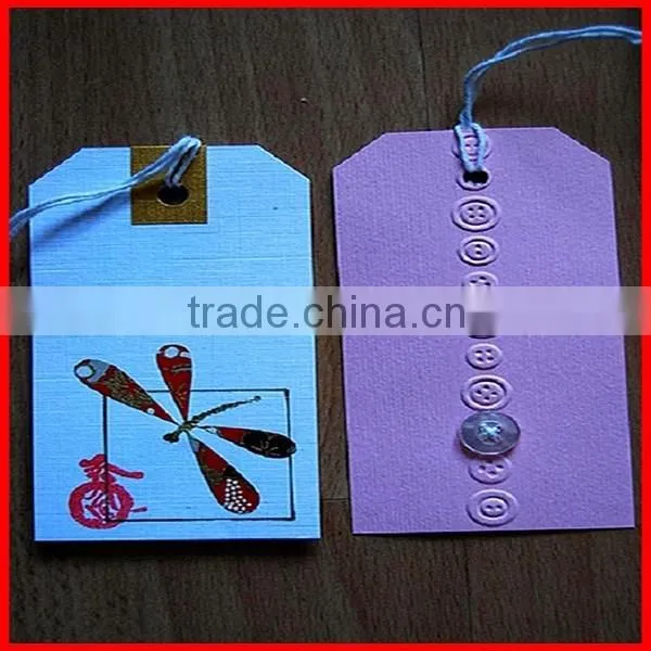 Top Design Black Custom Hang Tags Samples Wholesale Manufacture for Sale photo-2