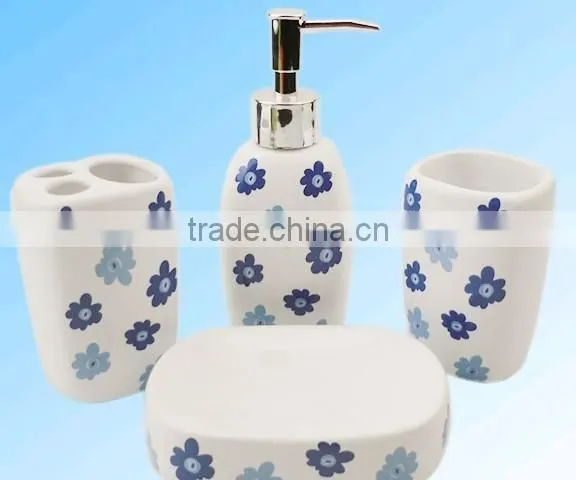 Fashional 4pcs Bath Accessories Ceramic photo-6