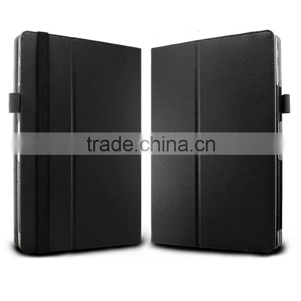 Tablet Folio Stand Case for Samsung Galaxy Tab Pro S With Elastic Strap photo-2