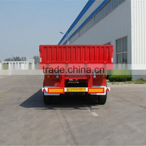 3 Axle 40ft Cargo Semi Trailer / Side Wall Trailer for Sale photo-5
