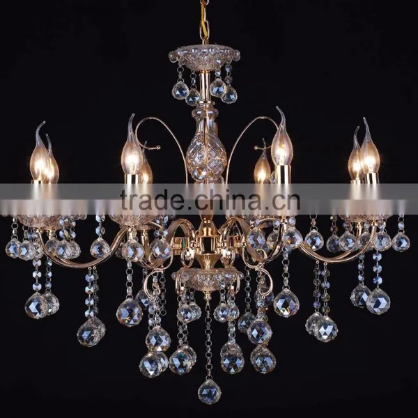 WD-1802-3/5/6/8 Luxurious Iron K9 Top Crystal Chandelier photo-4