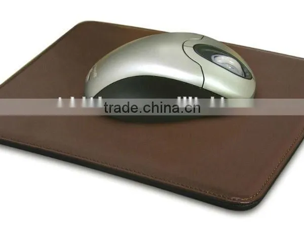 2016 Leather Silicone Promotional Genuine Leather Floating Mouse Pad photo-4
