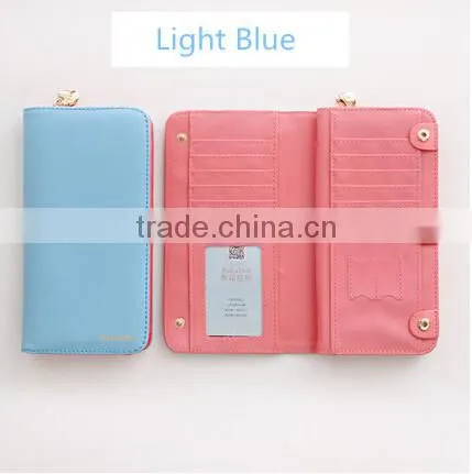 2017 New Arrivals Brand Lady Wallet , Colorful and Fashion Multifunction pu Leather Women Wallet With 72 Card Slots . photo-4