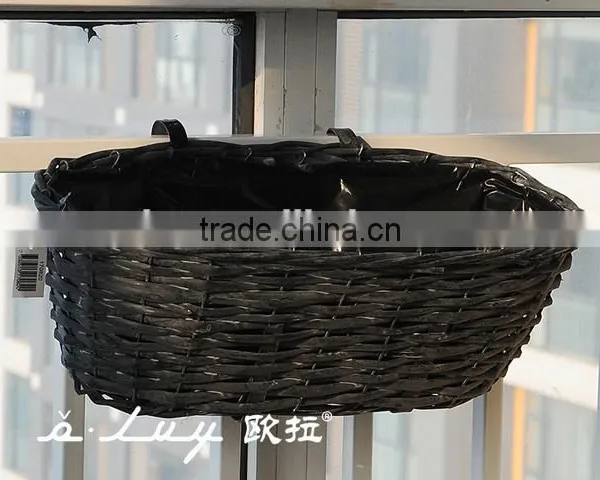 Oval Weaving Rattan Baskets With Hook photo-3