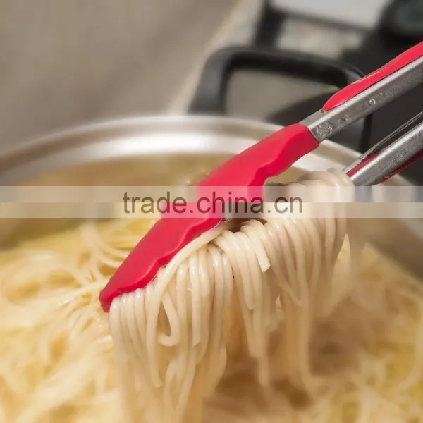 OEM Kitchen 304 Silicone Stainless Steel Tools Silicone Cooking Utensils photo-5