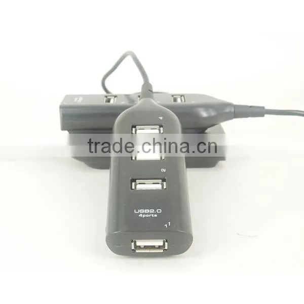 New High Speed 4-Port Splitter USB 2.0 Hub Powered Adapter For PC Laptop Notebook photo-4