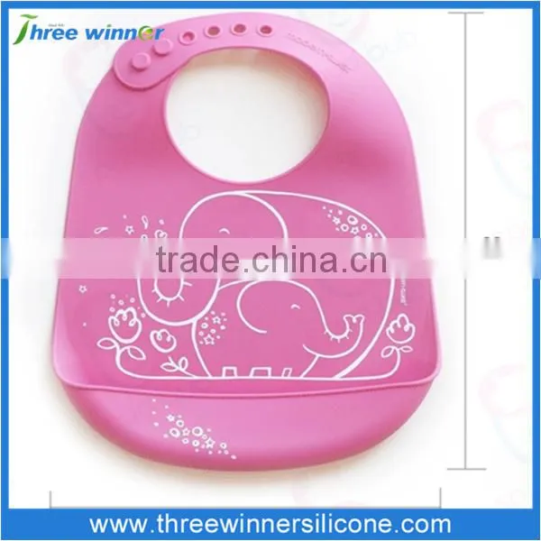 High Quality Soft Baby Bib Silicone Washable Baby Bibs photo-4