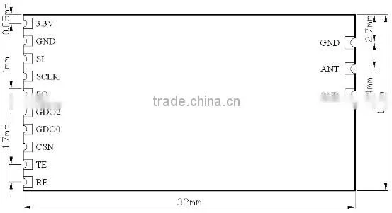 950M Wireless Module CC1100E 1km Wireless Transmitter Module photo-4