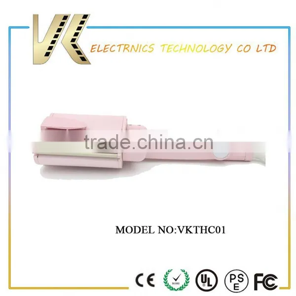 Ceramic Tourmaline Electric Curling Iron Digital Triple Barrel Hair Curler photo-5
