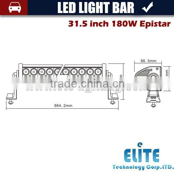 180w Ip67 10-30V Spot Flood Light Beam 3WD off Road Led Light Bar for Truck photo-2
