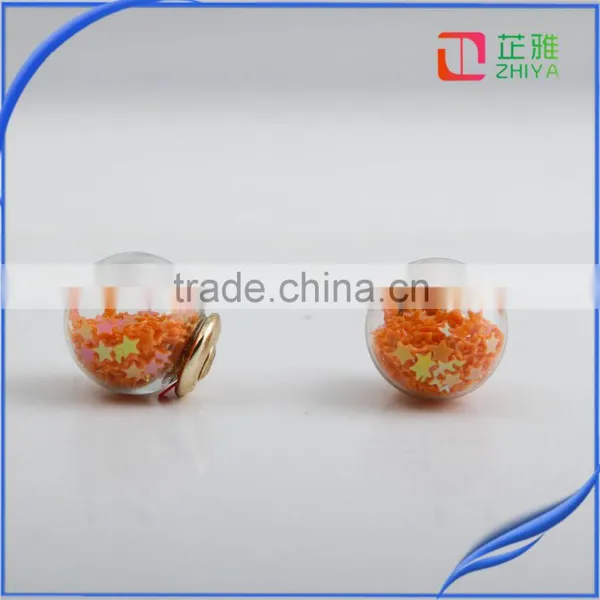 2016 New Korean Fashion Wild European Style Simple Double Ball Candy-colored Wild Earrings Women Brand Earring Jewelry photo-4