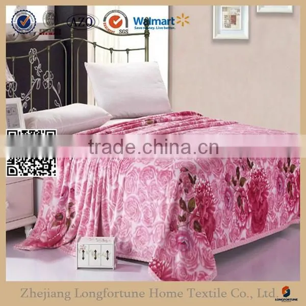 Manufactory Walmart China Home Textile Wholesale Plush Blanket photo-5