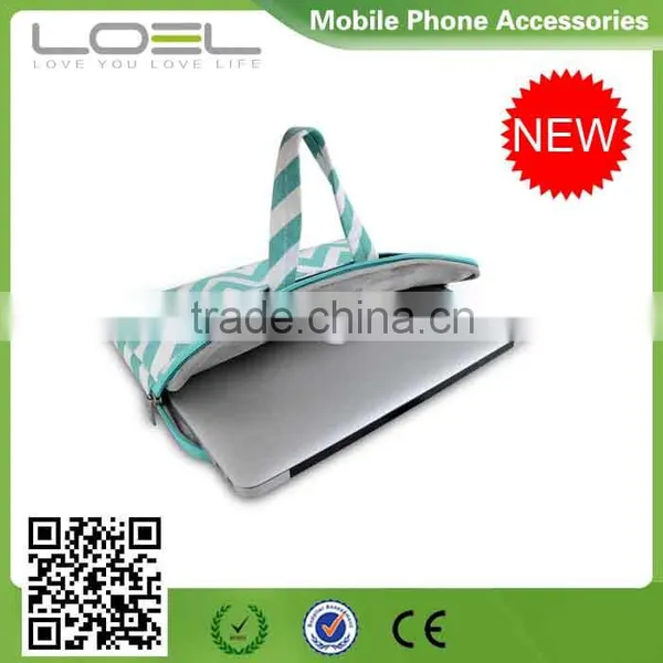 2016 Fashionable Waterproof Laptop Sleeve Case Nylon Lycra Fabric Laptop / Notebook Computer /Briefcase Bag photo-2