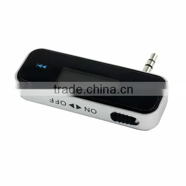 New Wireless 3.5mm In Car Display FM Transmitter For Iphone 4S/5S/6 Ipad Smart Phone photo-3