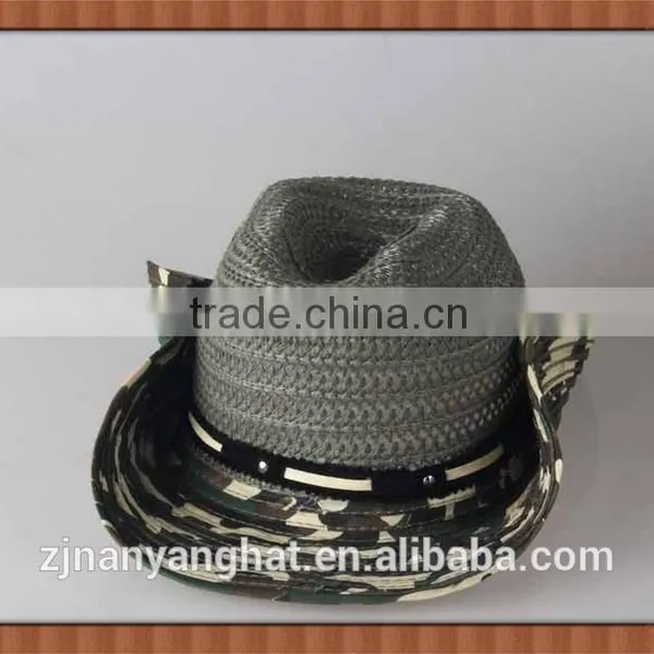 Beautiful paper woven woodland camouflage caps