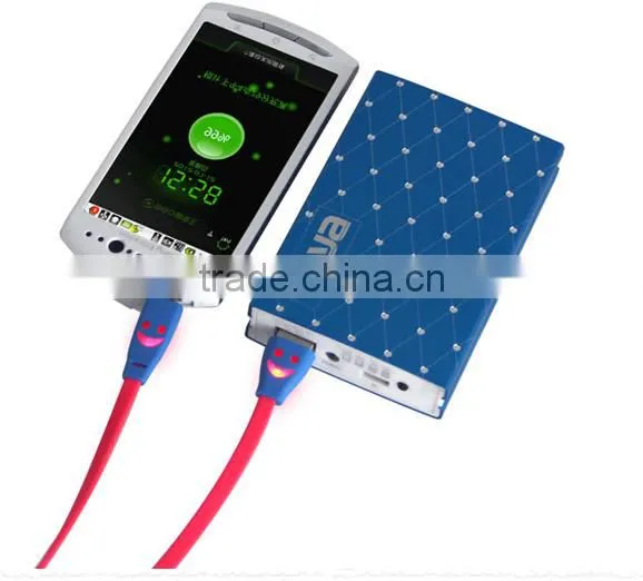 2015 New Products Smile Face Usb Rope Data Charging Cable Used for Samaung and Other Android Smartphones photo-2