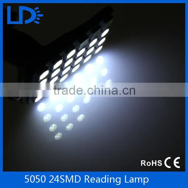 BA9S T10 Auto Led Dome Light 5050 24smd Car Light Bulbs photo-3