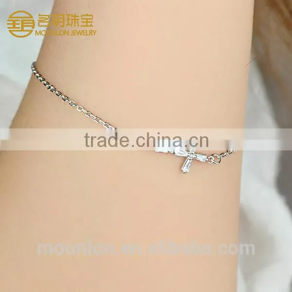 Wholesale 925 Sterling Silver Cubic Zirconia Bracelets, the Bangles Manufacturer photo-3