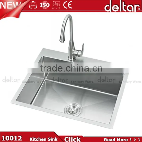 Convenient Southeast Asia/Vietnam Sus201 Handmade Sink With Basket and Knife Shelf photo-3