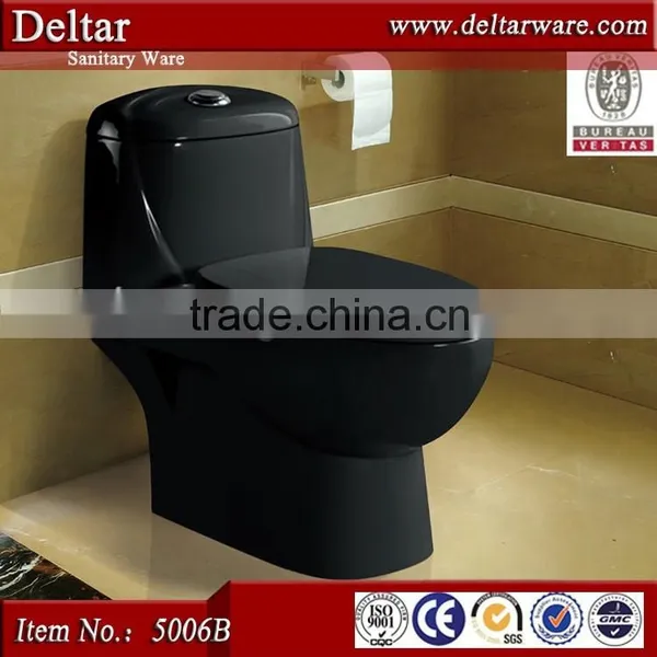 the Top 10 Brands Sanitary Ware, Black Color Ceramic Standard Toilet, Kinds of Red/yellow/green/black Toilets photo-5