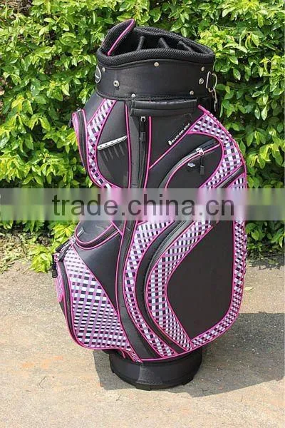 New Golf Cart Bag for Plaids Fabric