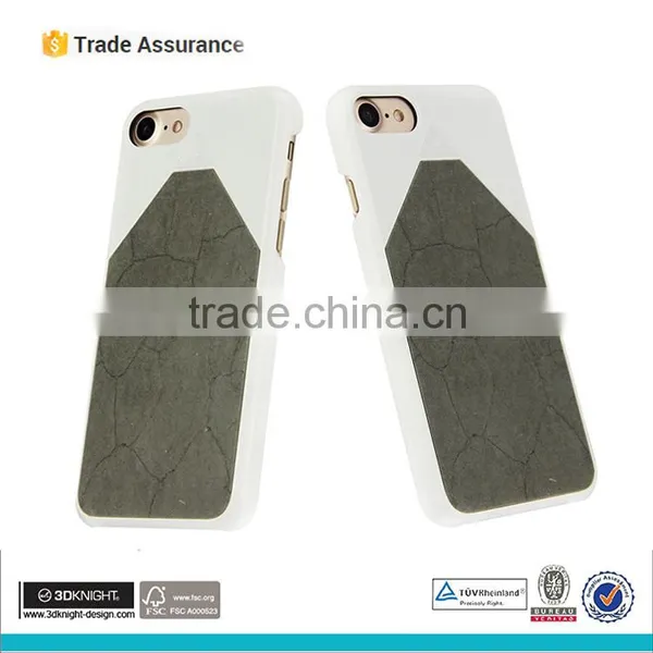 Factory Price Cement Phone Case With PC Frame Back Cover for Iphone 7 Case photo-2