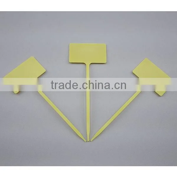 13cm Plastic Yellow Nursery Pot Plant Bed Label Garden Label photo-3
