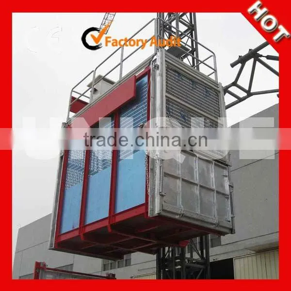 SC100/100 High Speed Galvanized Construction Passenger Hoist CE Proved photo-2