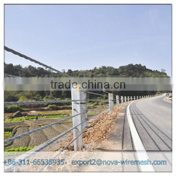 Cable Wire Fence / Highway Guardrail Cable Barrier photo-5