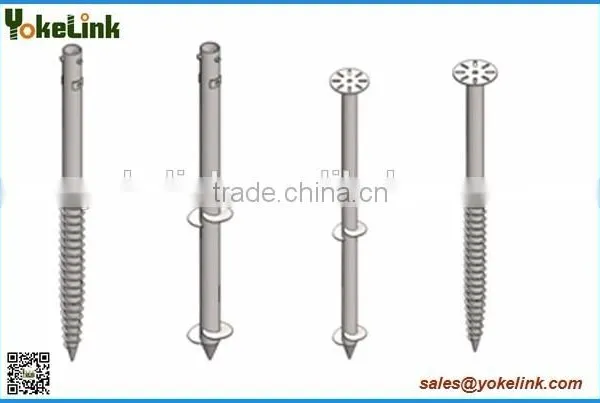 Hot Dip Galvanized Carbon Steel Solid Shaft Helix Screw Anchor photo-4