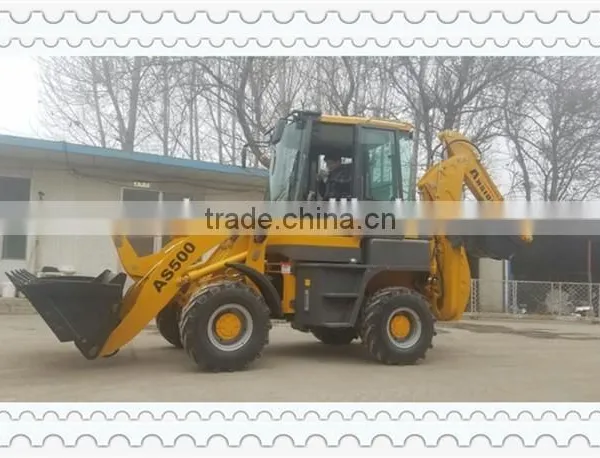 AS500 4WD 50HP мини-гидравлический экскаватор-погрузчик с шарнирным ходом, подержанный, с кондиционером photo-2