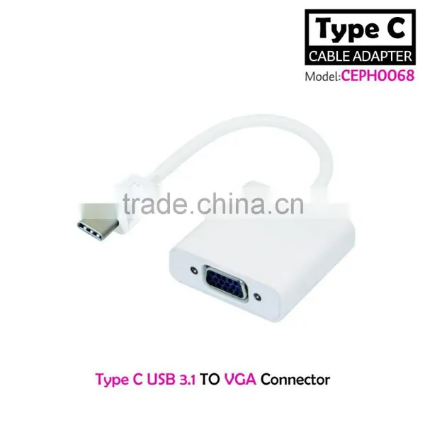 NEW USB-C Type C USB 3.1 to VGA Adapter Cable for Macbook photo-4