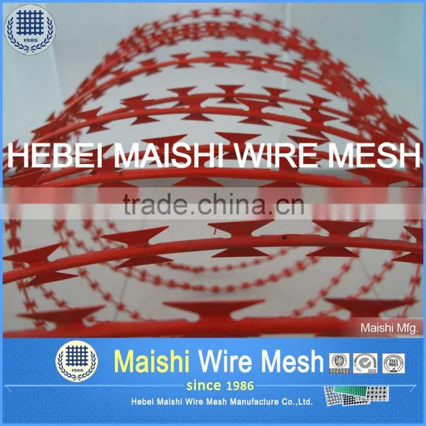 Galvanised + Powder Coating CONCERTINA RAZOR BLADE photo-3