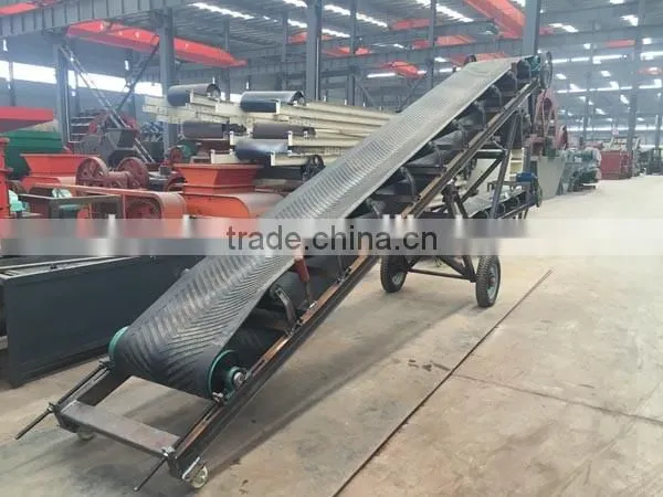China Used Stone Hopper Rubber Belts Conveyor photo-4