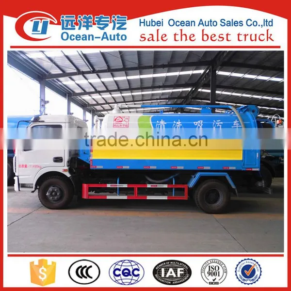 Dongfeng 6cubic Meters Sewage Sucking Truck for Sale photo-2