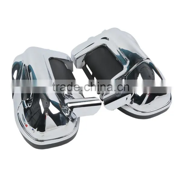 Chrome Lower Vented Leg Fairing Glove Box For Touring Road King FLHR FLHT photo-4