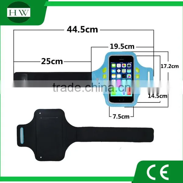 Led Pvc Logo Printed Sport Jogging Running Waterproof Smartphone Mobile Phone Bag Arm Band Armband for Ihpone 6 Plus/Samsung photo-2
