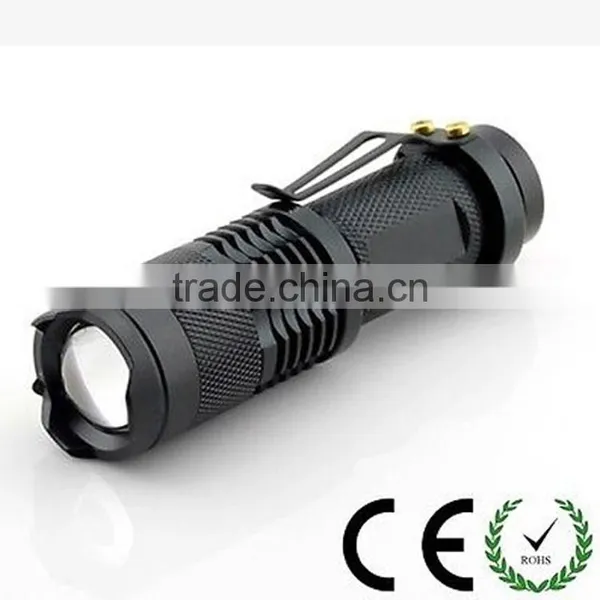 Led Flashlight Zoom LED Flashlight Tactical Flashlight Aluminium Led Torch Falshlight photo-2