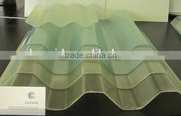 Plastic Round Wave Corrugated Roof Sheet photo-2