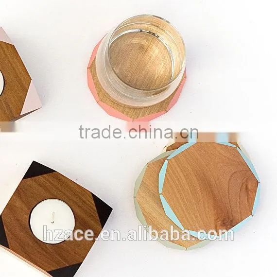 Faceted Wooden Coasters photo-3
